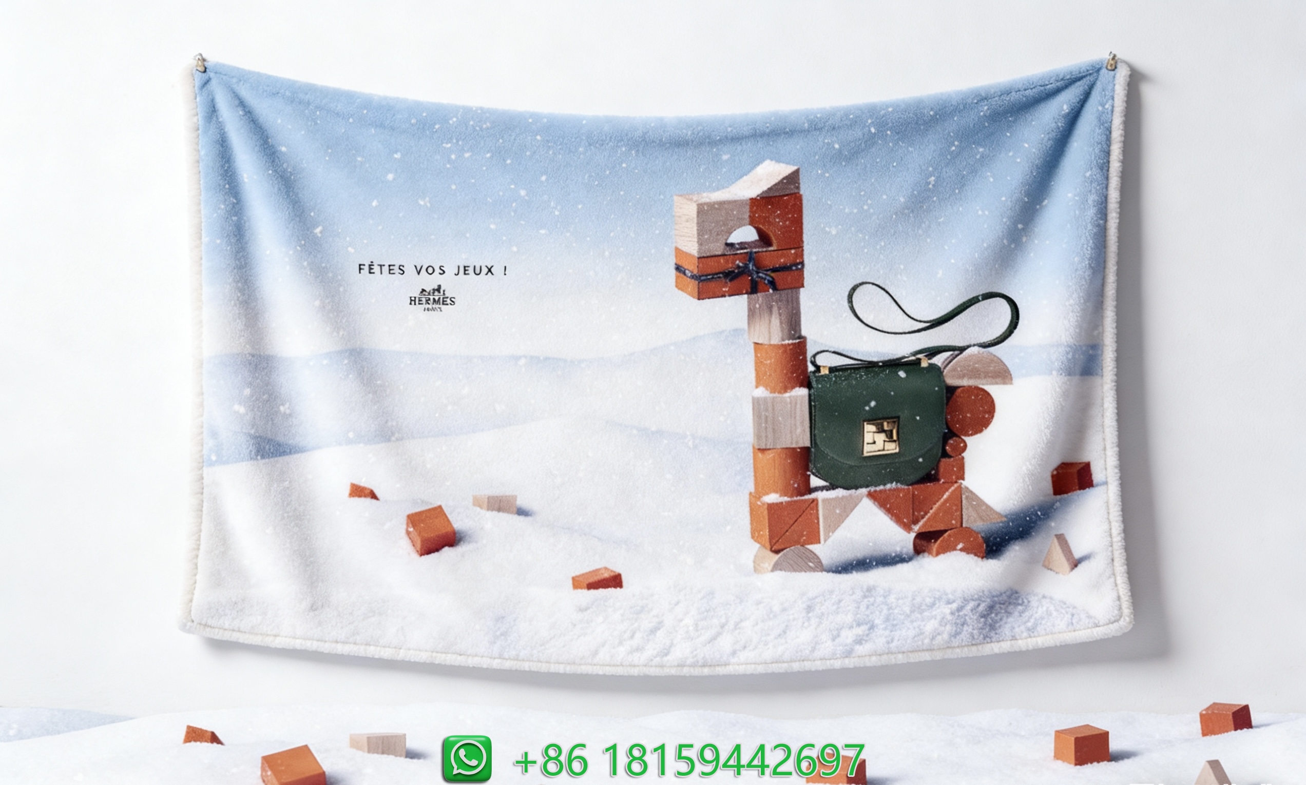 Hermes Throw Blankets